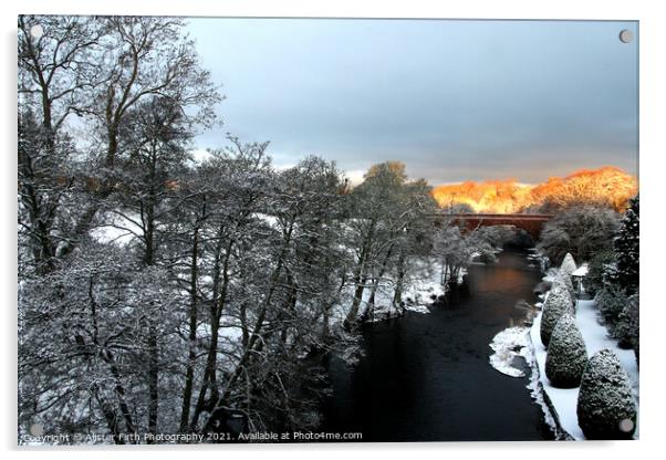 River Doon, Alloway Acrylic by Alister Firth Photography