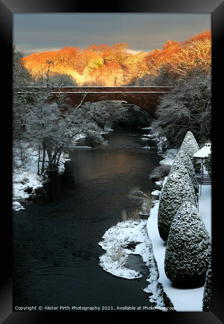 Winter sunrise over the River Doon Framed Print by Alister Firth Photography