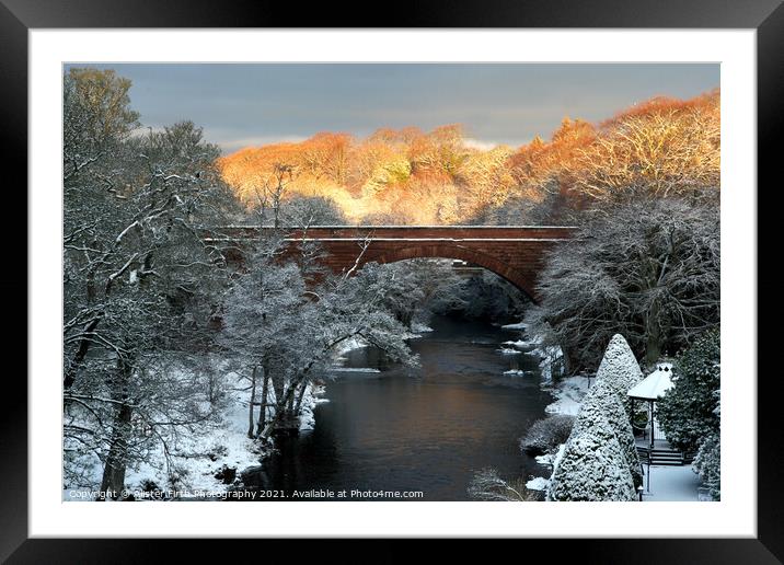 Winter Sunrise over the The River Doon Framed Mounted Print by Alister Firth Photography