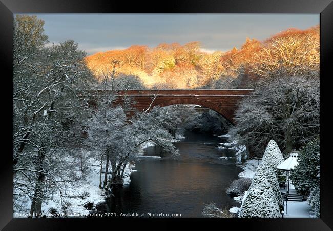 Winter Sunrise over the The River Doon Framed Print by Alister Firth Photography