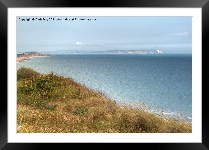 Sea View Framed Mounted Print by Chris Day