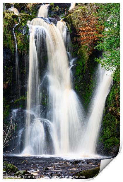 Posforth waterfall in the magical  Yorkshire dales 451  Print by PHILIP CHALK