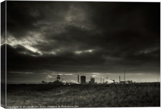 Moody Skys Canvas Print by Stuart Brown