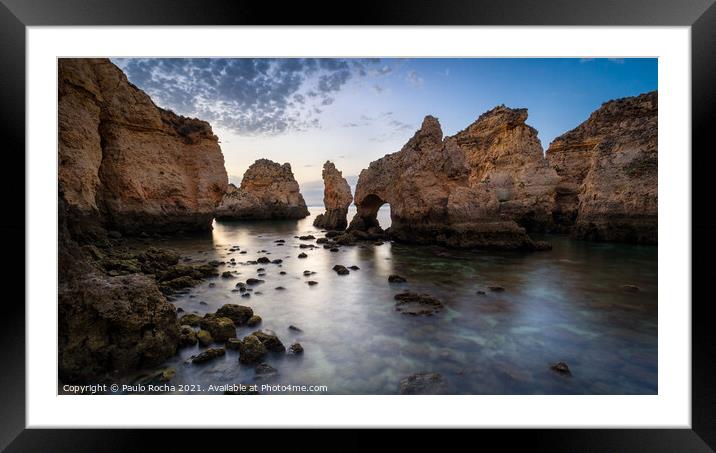 Ponta da Piedade - Lagos, Algarve, Portugal Framed Mounted Print by Paulo Rocha