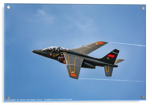 Dassault Dornier Alpha Jet Acrylic by Steve de Roeck