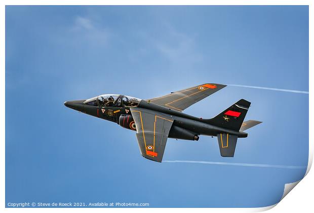 Dassault Dornier Alpha Jet Print by Steve de Roeck