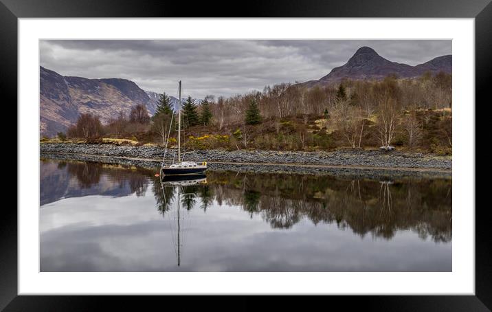 Loch leven Framed Mounted Print by chris smith