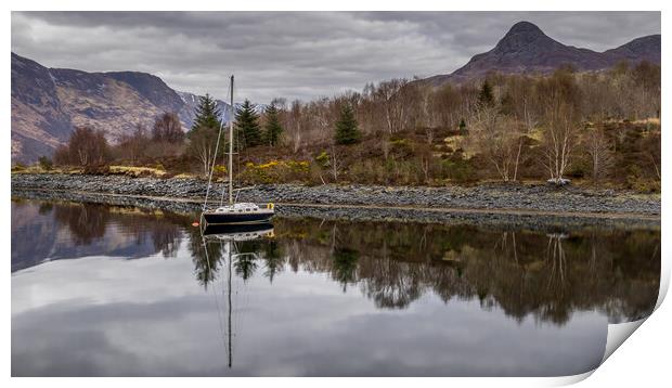 Loch leven Print by chris smith