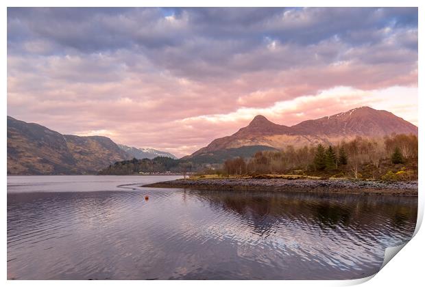 Loch leven Print by chris smith