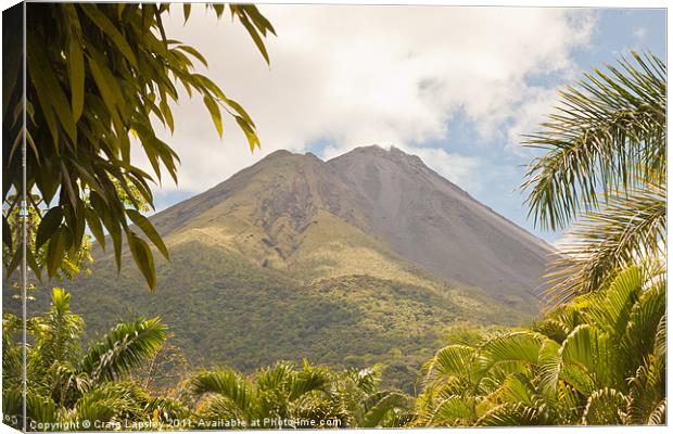 volcan Arenal Costa Rica Canvas Print by Craig Lapsley