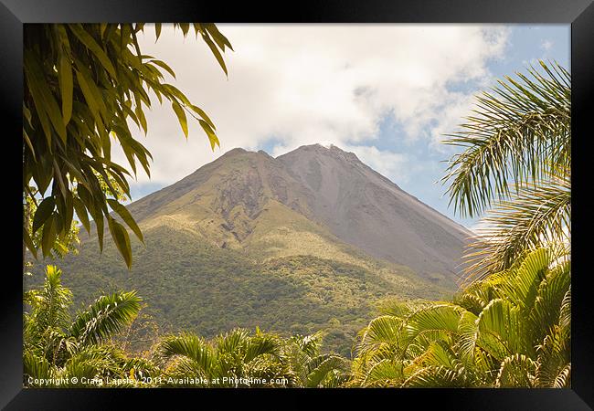 volcan Arenal Costa Rica Framed Print by Craig Lapsley