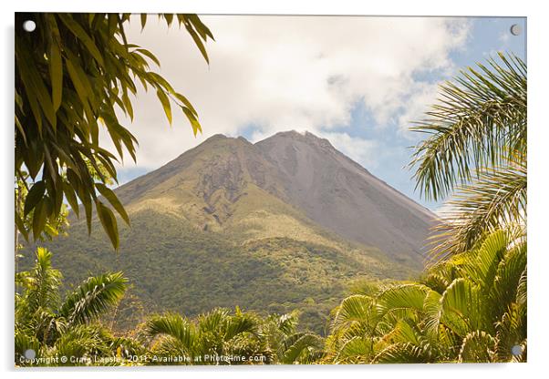 volcan Arenal Costa Rica Acrylic by Craig Lapsley