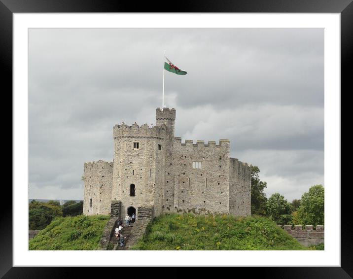 Cardiff Castle Framed Mounted Print by John Bridge