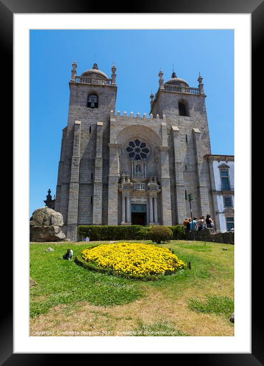 Cathedral of Porto Framed Mounted Print by Vicente Sargues