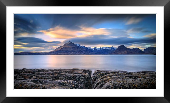 The Cuillin Mountains Skye  Framed Mounted Print by Phil Durkin DPAGB BPE4