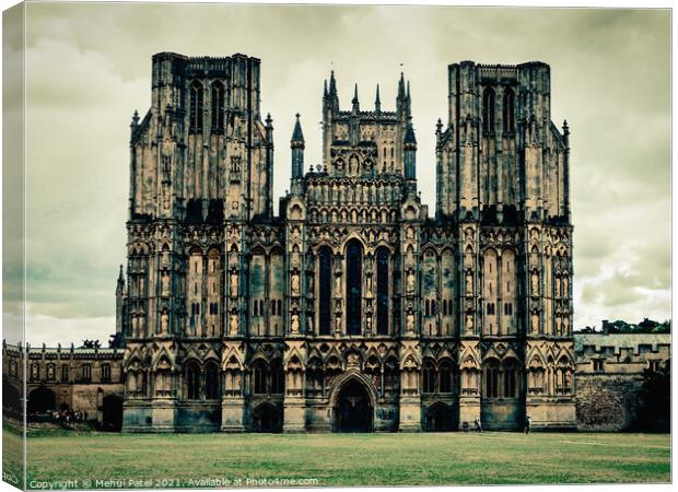Wells Cathedral, Wells, Somerset, England, UK Canvas Print by Mehul Patel