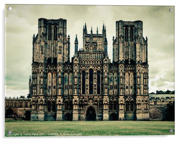 Wells Cathedral, Wells, Somerset, England, UK Acrylic by Mehul Patel