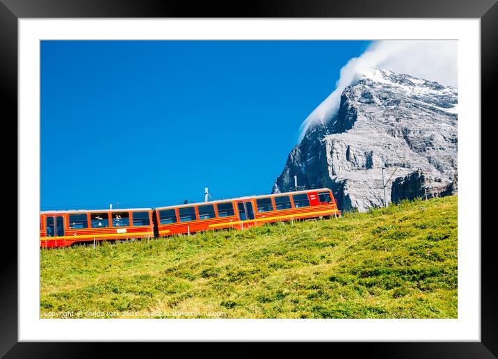 Jungfrau Framed Mounted Print by Sanga Park