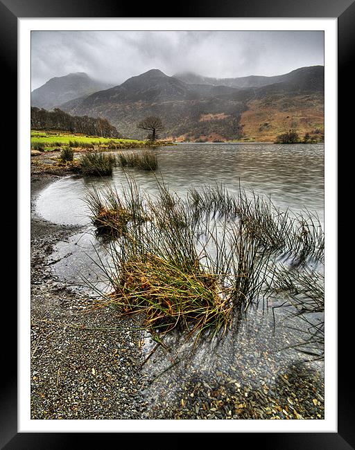 Wet Day in the Lakes Framed Print by Richard Peck