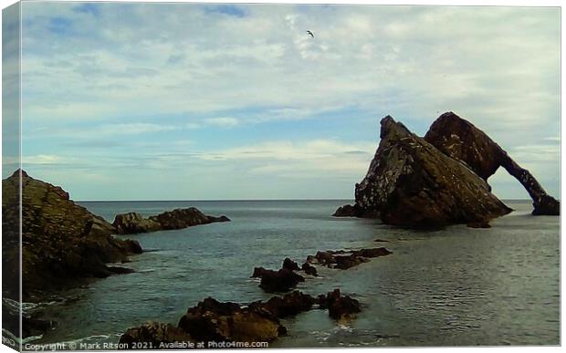 The Bow Fiddle Rock Canvas Print by Mark Ritson