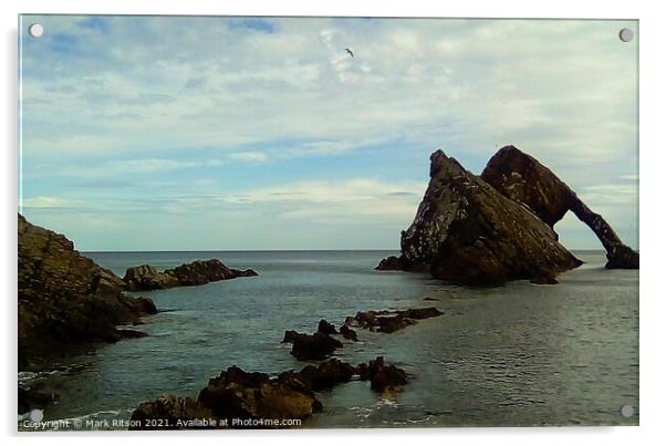 The Bow Fiddle Rock Acrylic by Mark Ritson