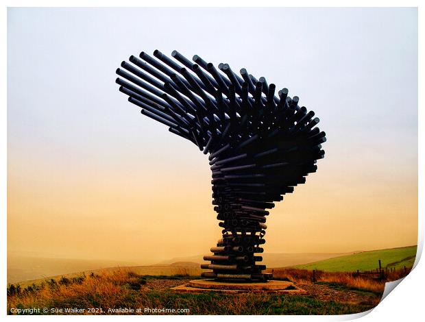 Singing Ringing Tree, Burnley Print by Sue Walker