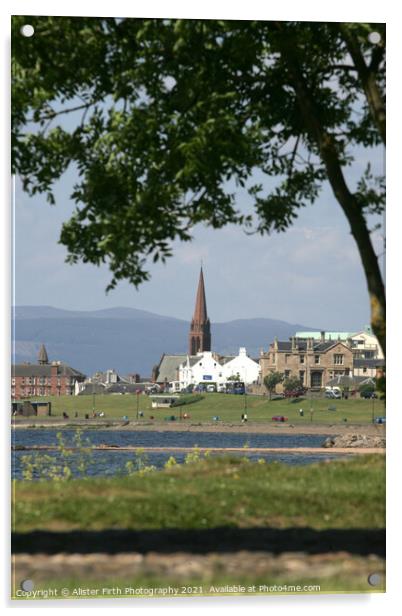 Largs Ayrshire Acrylic by Alister Firth Photography