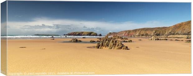 Marloes sands Canvas Print by paul reynolds