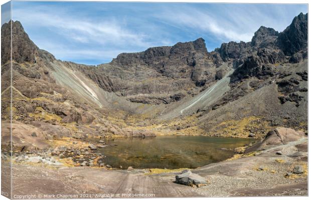 Coire Lagan in the Black Cuillin Mountains, Isle of Skye Canvas Print by Photimageon UK