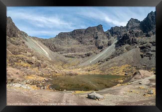 Coire Lagan in the Black Cuillin Mountains, Isle of Skye Framed Print by Photimageon UK