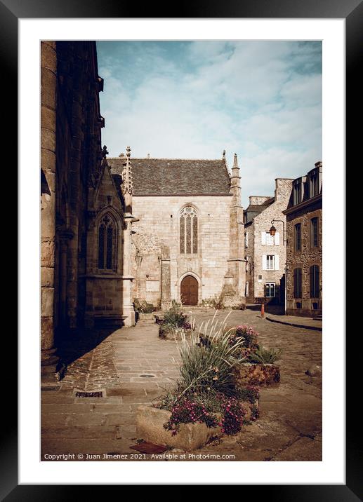 The Cathedral of Dinan Framed Mounted Print by Juan Jimenez