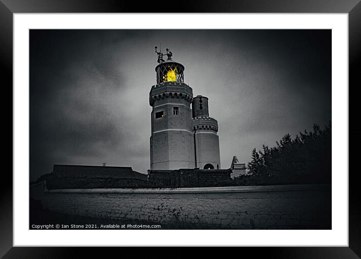 St. Catherine’s Lighthouse  Framed Mounted Print by Ian Stone