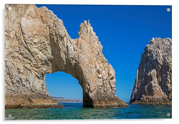 Arch of Cabo San Lucas at Baja California Sur, Mexico Acrylic by Arterra 