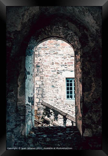 The Abbey of Beauport in French Brittany Framed Print by Juan Jimenez