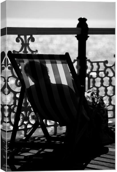 An Afternoon Nap in Brighton Canvas Print by Neil Overy