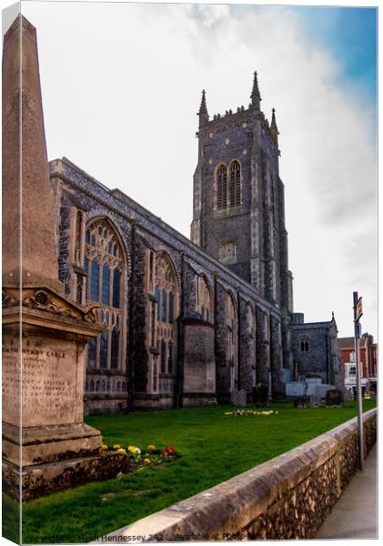 Timeless Beauty at Cromer Parish Church Canvas Print by Heidi Hennessey