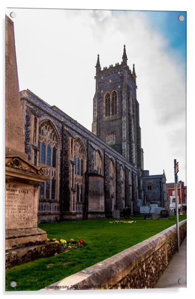 Timeless Beauty at Cromer Parish Church Acrylic by Heidi Hennessey