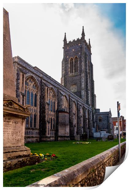 Timeless Beauty at Cromer Parish Church Print by Heidi Hennessey