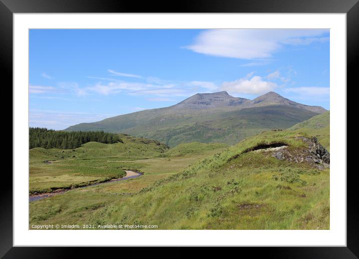 Ben More Mountain, Isle of Mull, Scotland Framed Mounted Print by Imladris 