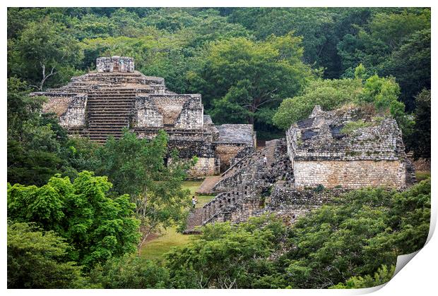 Maya Ruins at Ek Balam, Temozon, Yucatan, Mexico Print by Arterra 
