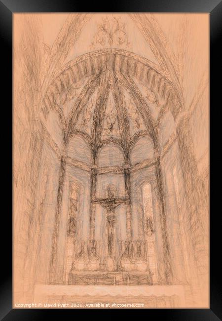  Basilica Of Saint Anastasia da Vinci Framed Print by David Pyatt