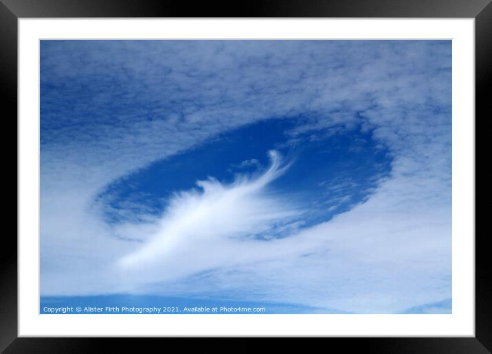 Alien Sky Framed Mounted Print by Alister Firth Photography