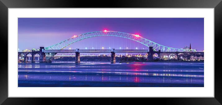 Silver Jubilee Bridge Framed Mounted Print by Kevin Elias