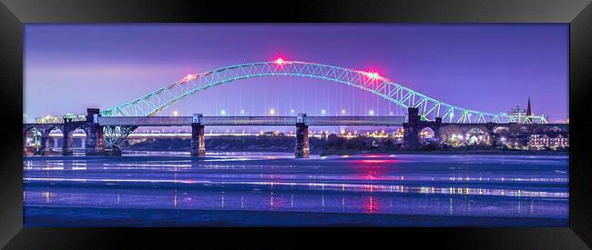 Silver Jubilee Bridge Framed Print by Kevin Elias