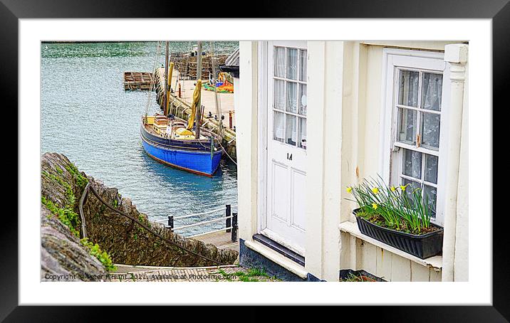 Brixham View From Overgang Framed Mounted Print by Peter F Hunt