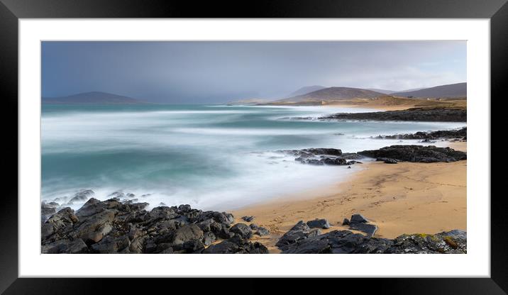 Outer Hebrides  beach Scotland Framed Mounted Print by Phil Durkin DPAGB BPE4