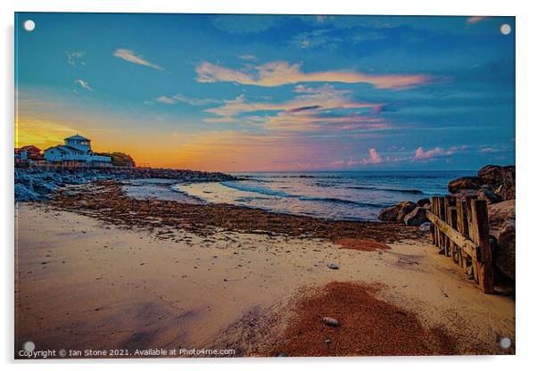 Sunrise on the Isle of Wight  Acrylic by Ian Stone