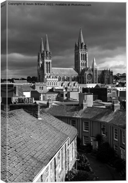 truro cathedral cornwall Canvas Print by Kevin Britland