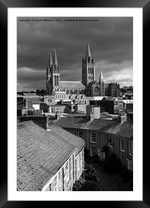 truro cathedral cornwall Framed Mounted Print by Kevin Britland