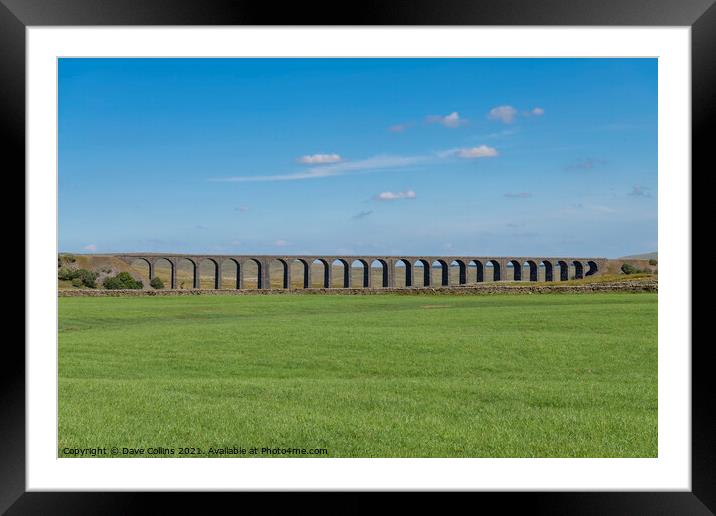 Ribblehead Viaduct, Yorkshire, England Framed Mounted Print by Dave Collins